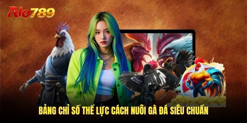 Bảng chỉ số năng lực nuôi gà đá siêu chuẩn